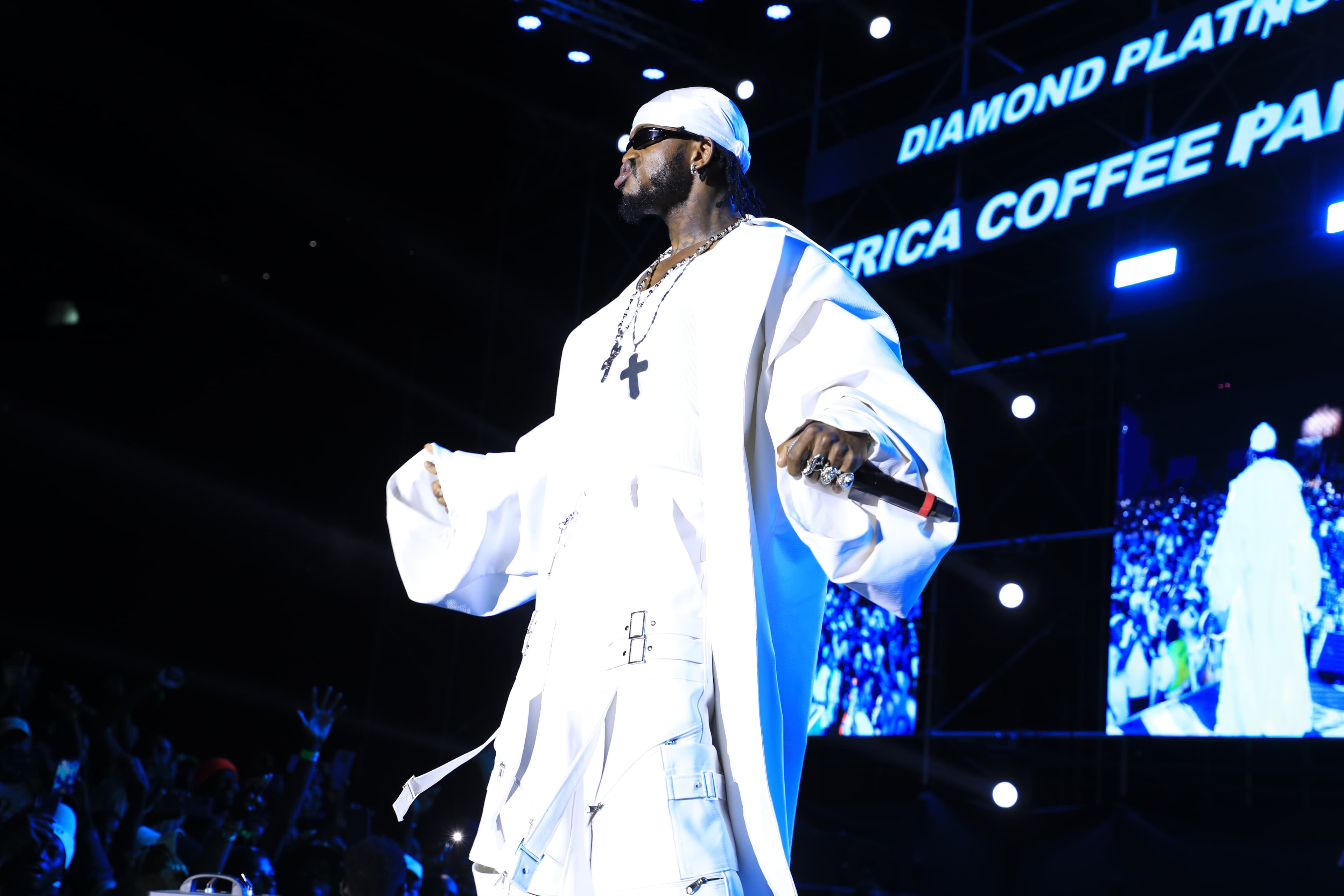 Diamond Platnumz on stage — Coffee Marathon 2025